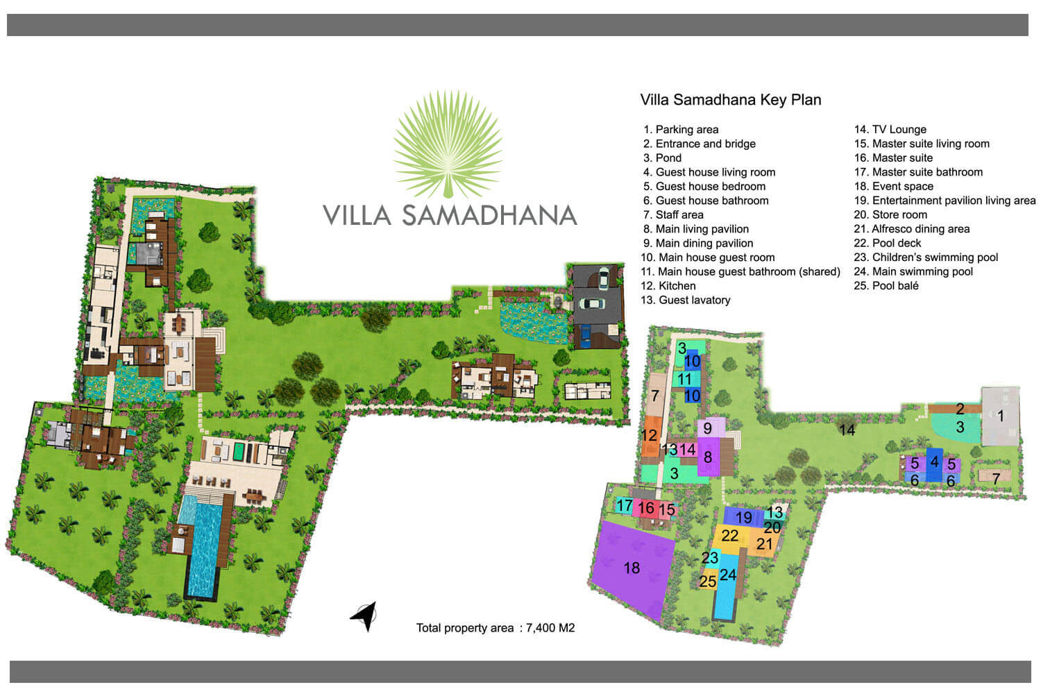 Villa Samadhana - Floorplan